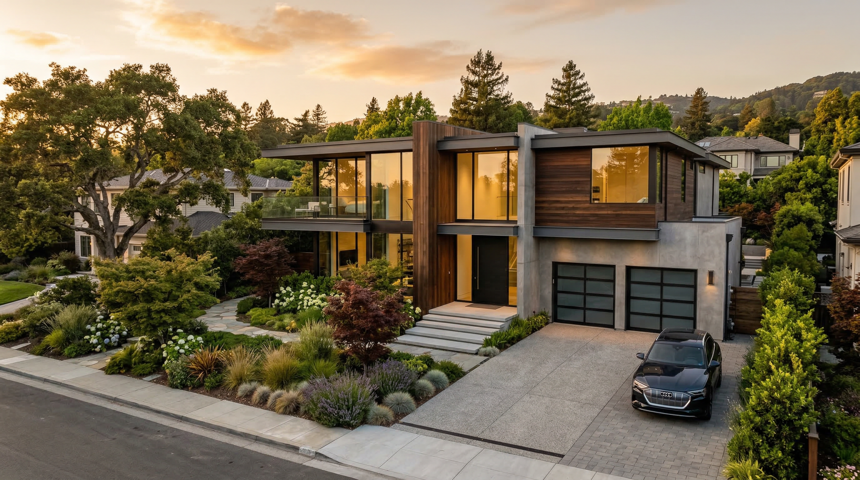 Modern luxury home exterior