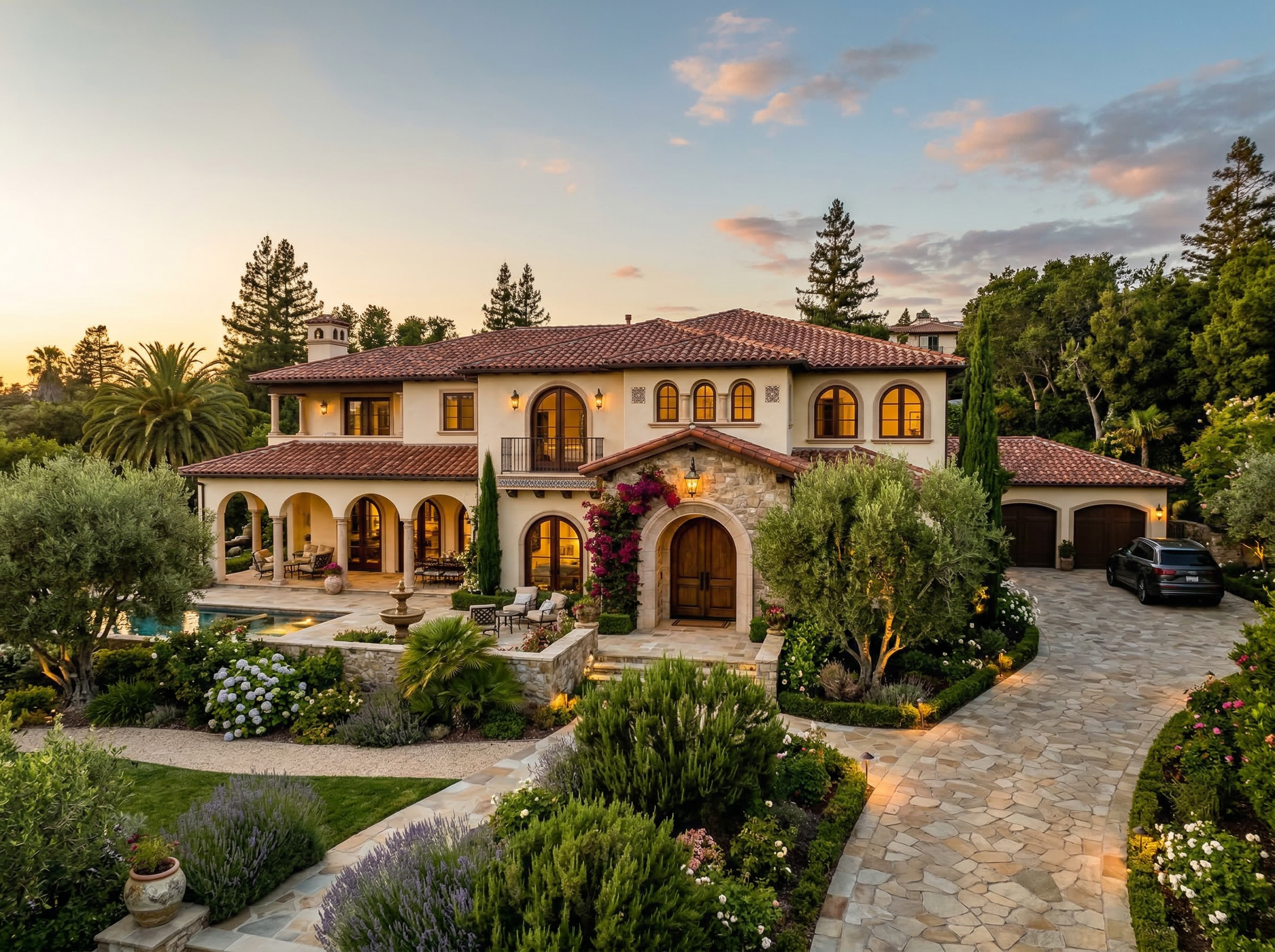 Mediterranean-style luxury home